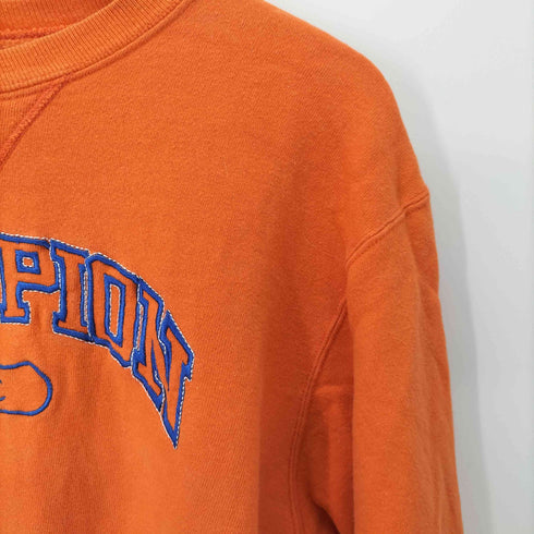 チャンピオン Champion 90s 青タグ MADE IN USA Vガゼット フロントロゴ刺繍 スウェット メンズ JPN:XL